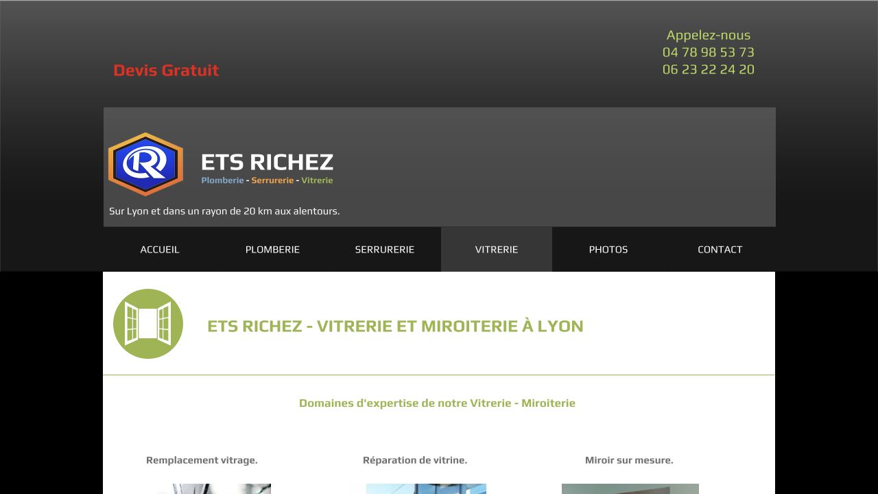 Capture du site de Ets Richez