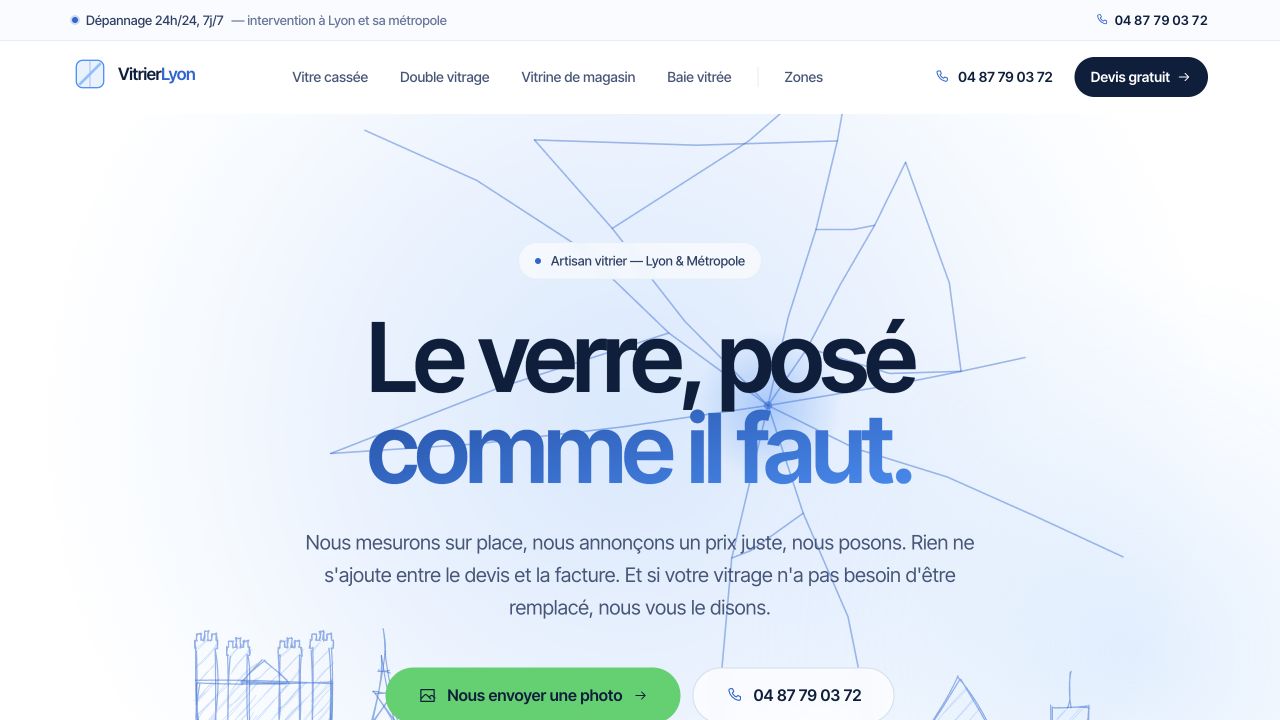 Capture du site de Vitrier Lyon – Accord Artisans